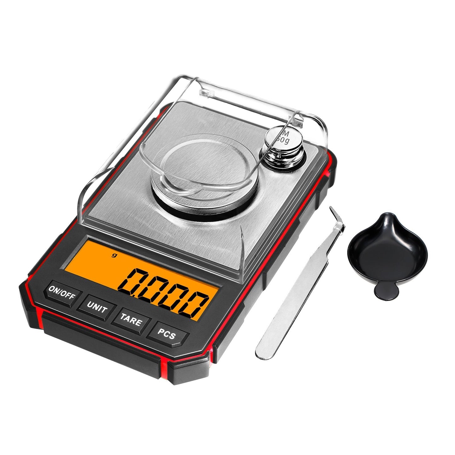 Fuzion - Red High Precision Scale - 0.001 grams x 50 grams