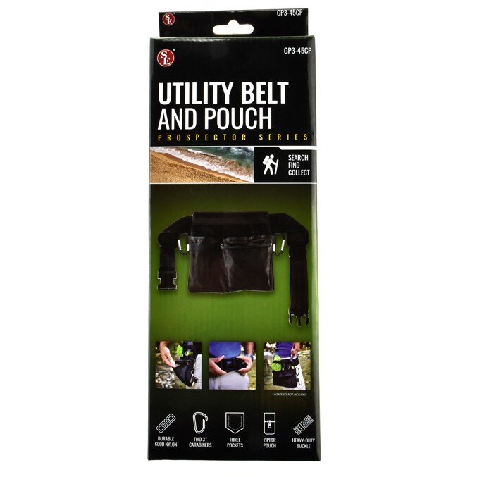 3 Pocket Prospector's Utility Belt and Pouch