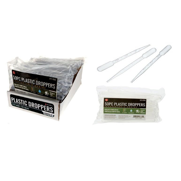 6Pc Display- 50 Pc Plastic Dropper