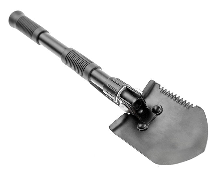 3-IN-1 Folding Gold Prospecting Pick with Shovel, Saw and Carrying Case