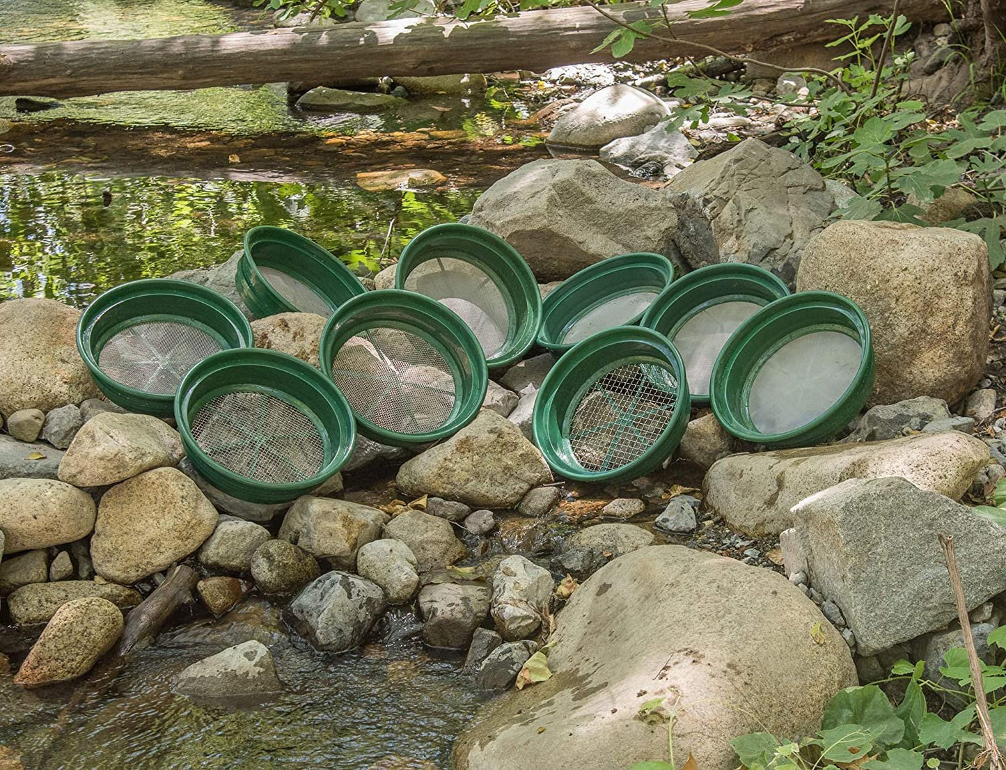 9pc Sifting Pan Set (1/2" - 1/100")