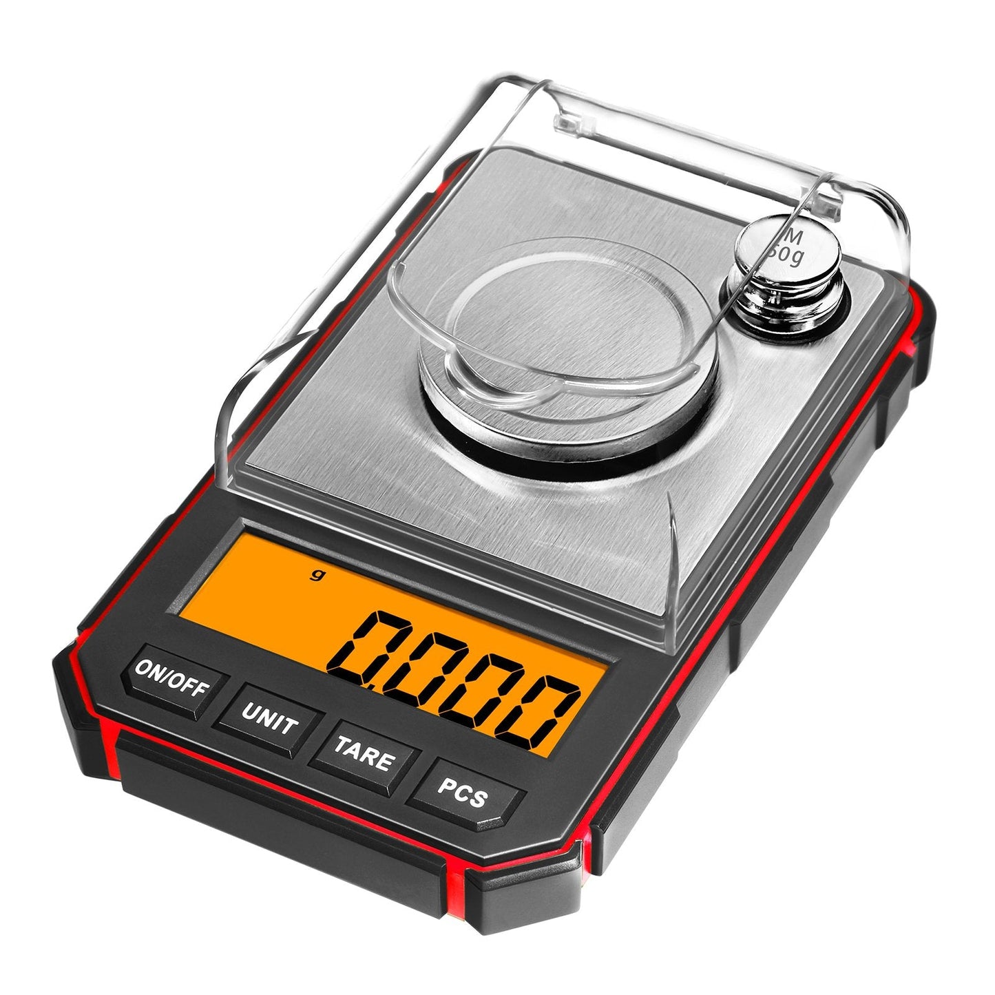 Fuzion - Red High Precision Scale - 0.001 grams x 50 grams