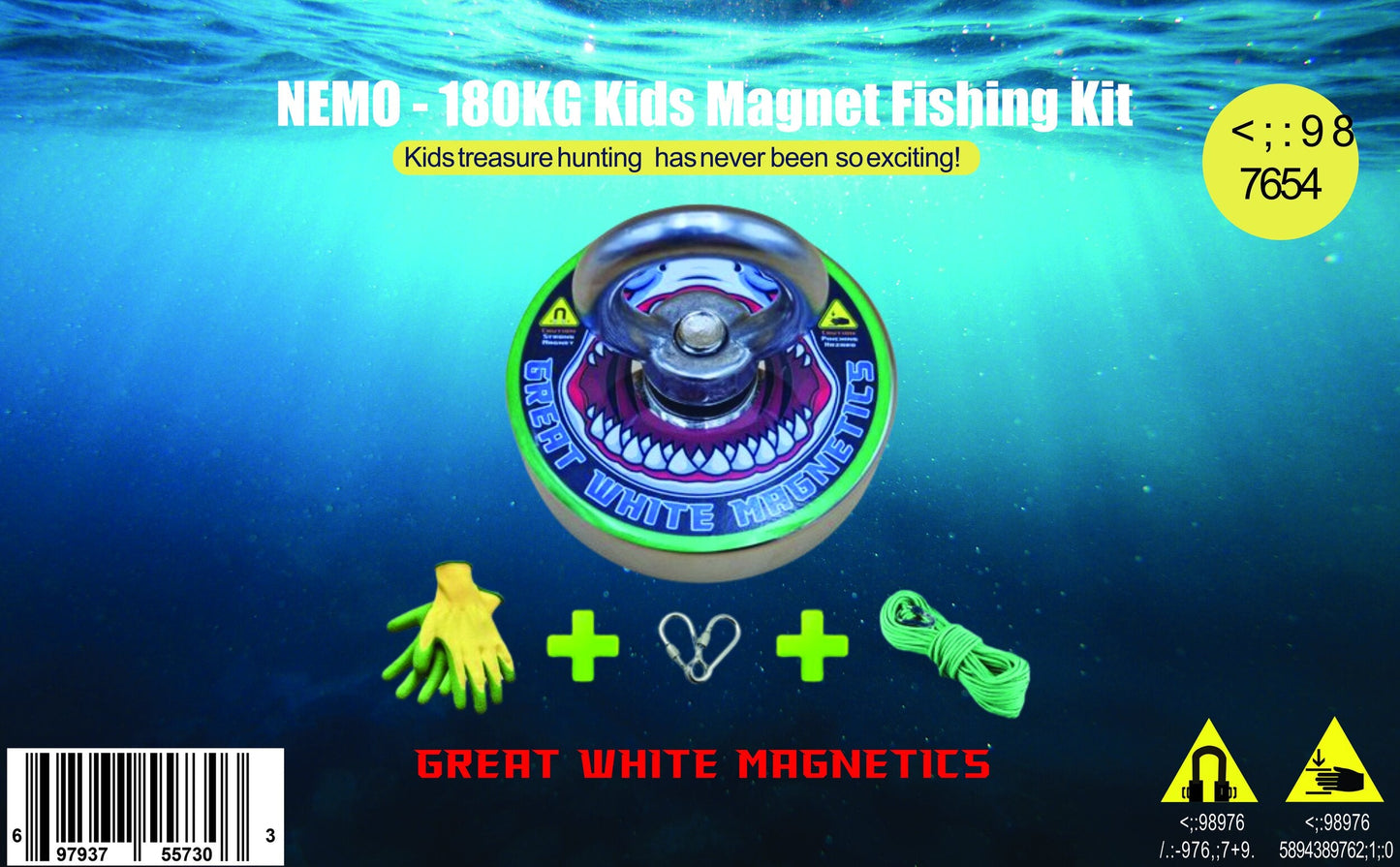 NEMO - 180Kg Kids Magnet Fishing Kit