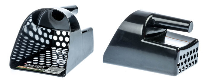 8.1/2" Hand Held Plastic Sand Scoop - Black