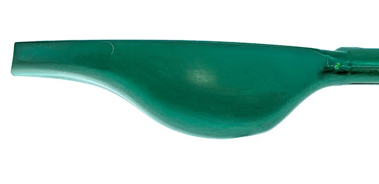 12.5" Riffled Prospector's Scoop - Green