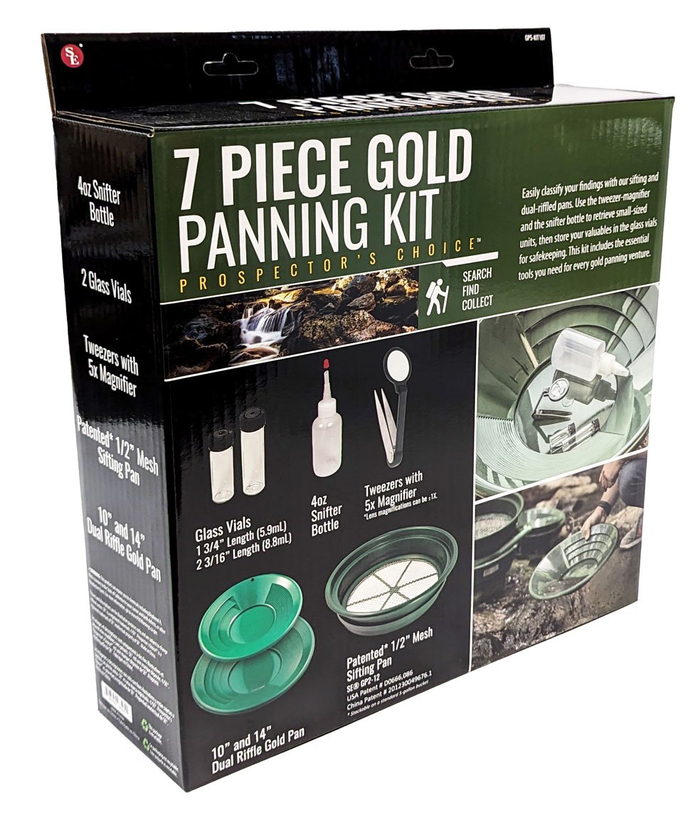 7Pc Gold Panning Kit