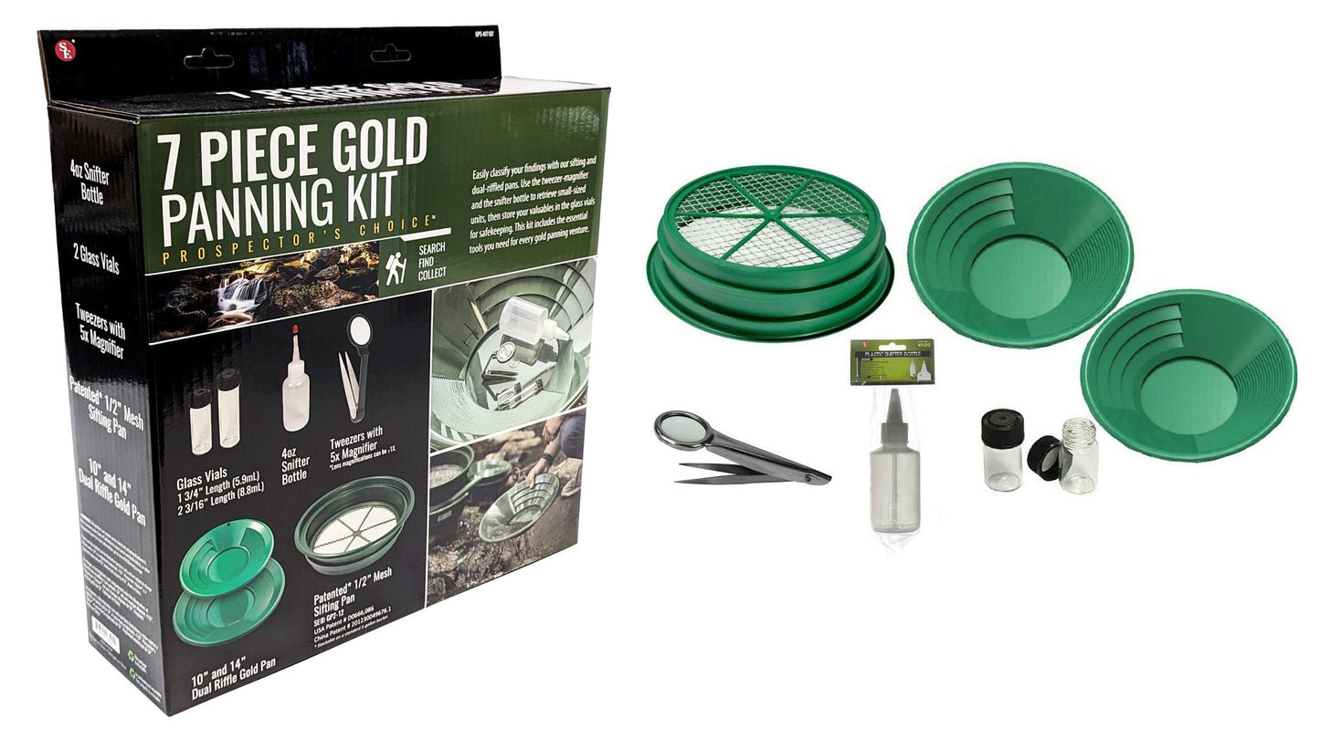 7Pc Gold Panning Kit