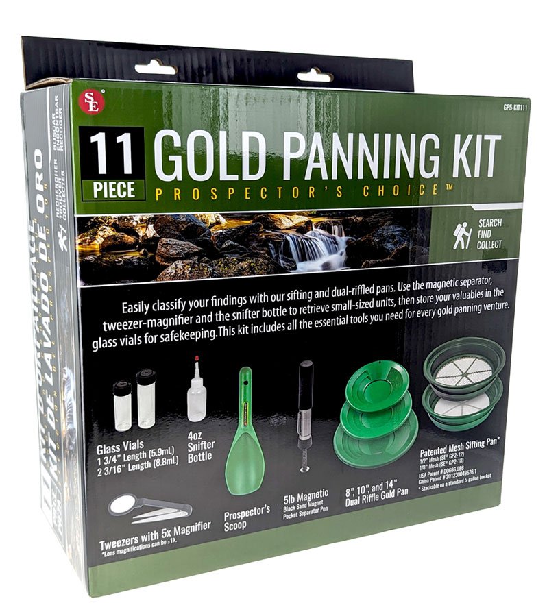 11Pc Gold Panning Kit