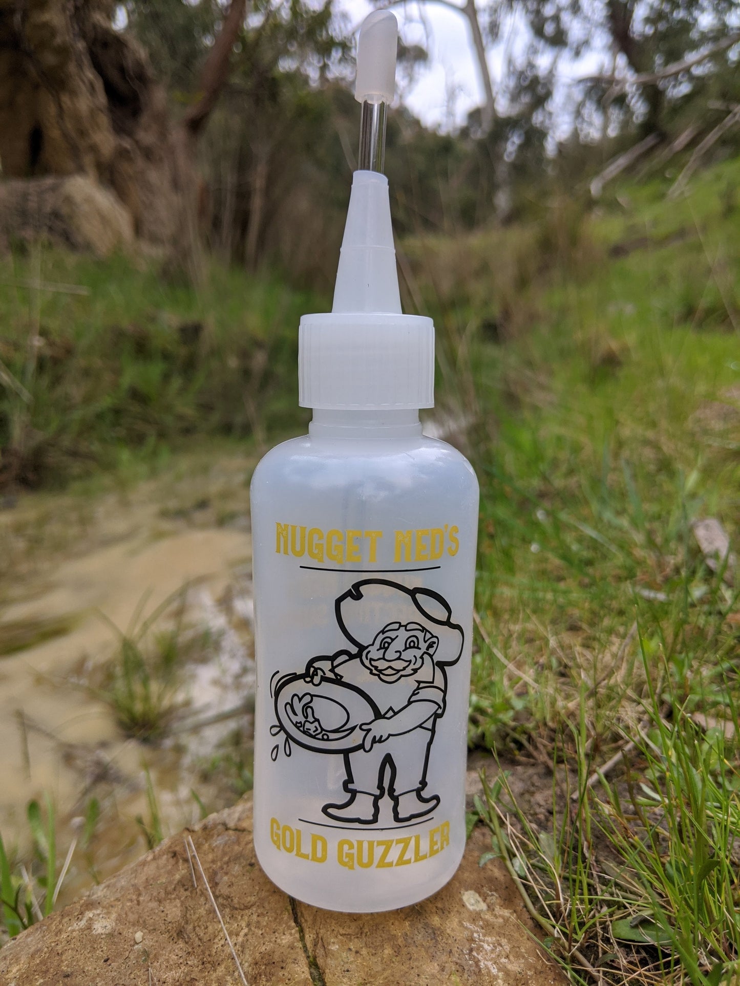 120ml Sniffer Bottle - Nugget Ned's Gold Guzzler