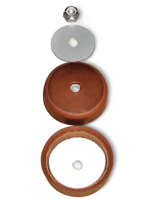 Gold-N-Sand - Leather Cup Set