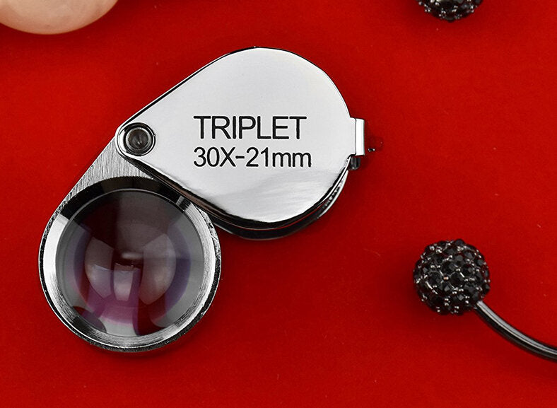 x30 Triplet Professional Quality Chrome Loupe