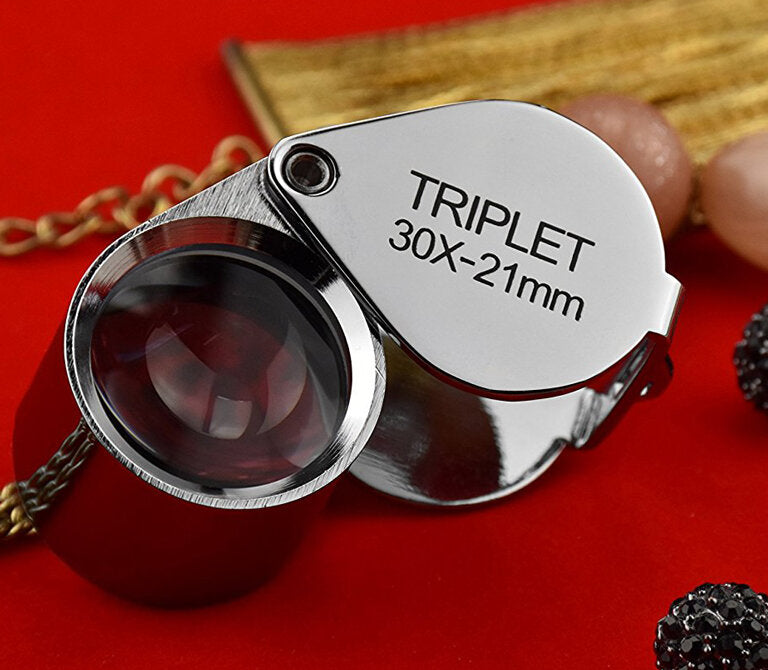 x30 Triplet Professional Quality Chrome Loupe