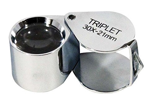 x30 Triplet Professional Quality Chrome Loupe