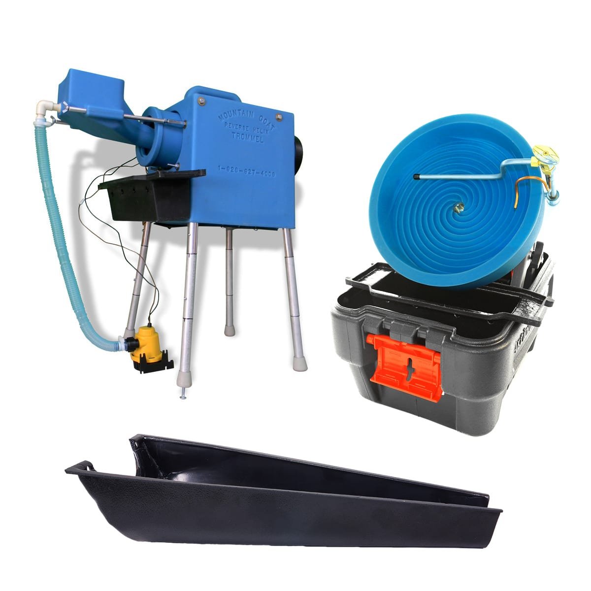 Mini Processing Plant - Mountain Goat Trommel & Desert Fox Gold Wheel