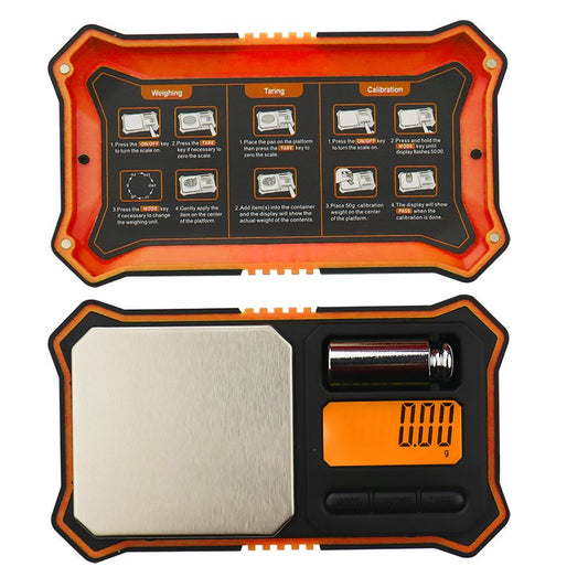 Fuzion - Orange Digital Pocket Scale - 0.01 grams x 200 grams
