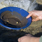 10" Blue Dual Riffle Gold Pan