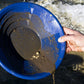 12" Blue Dual Riffle Gold Pan