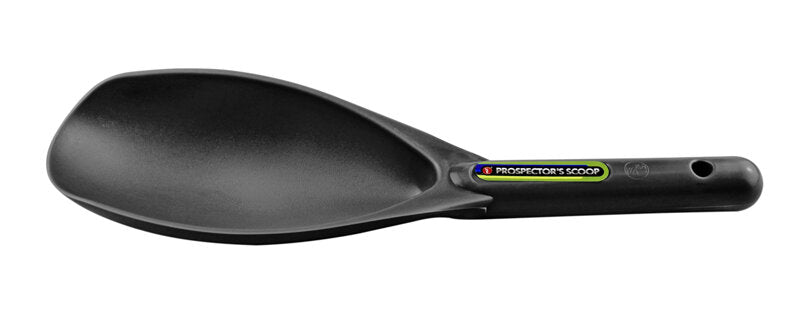 12.5" Heavy Duty Plastic Body Prospector's Scoop - Black