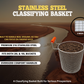 Stainless Steel Classifying Basket - 3 Mesh