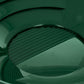 10" Triple Riffles Green Plastic Gold Pan
