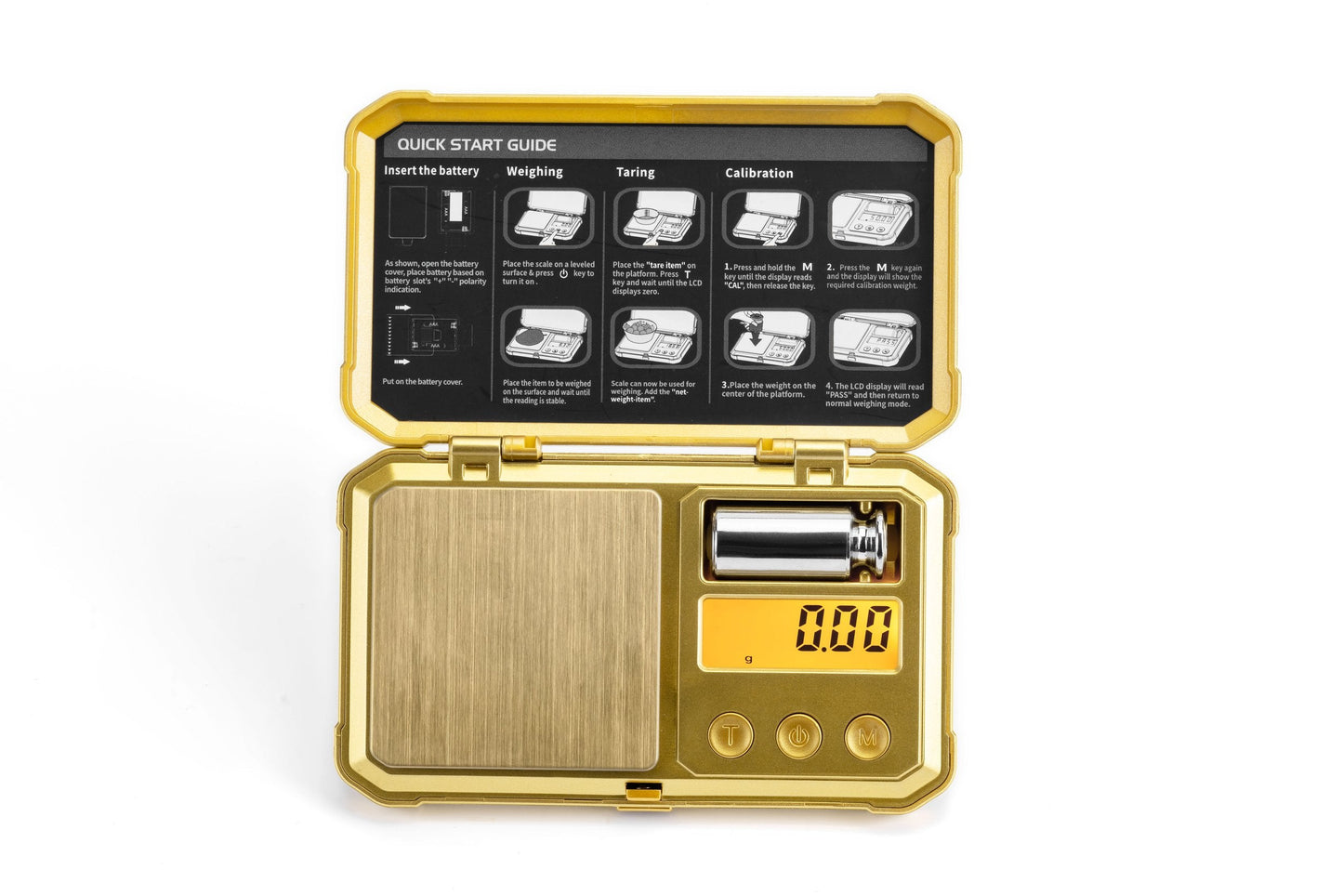Fuzion - Special Edition - Gold Skull Digital Pocket Scale - 0.01 grams x 200 grams