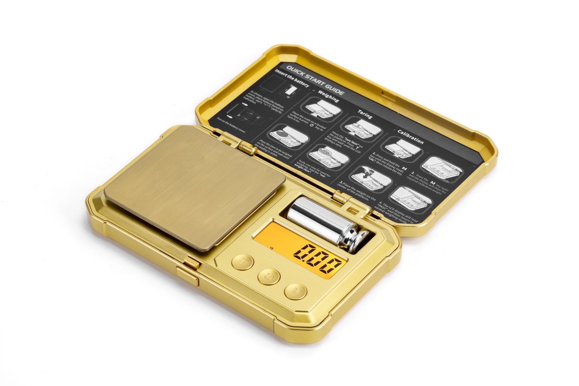 Fuzion - Special Edition - Gold Skull Digital Pocket Scale - 0.01 grams x 200 grams