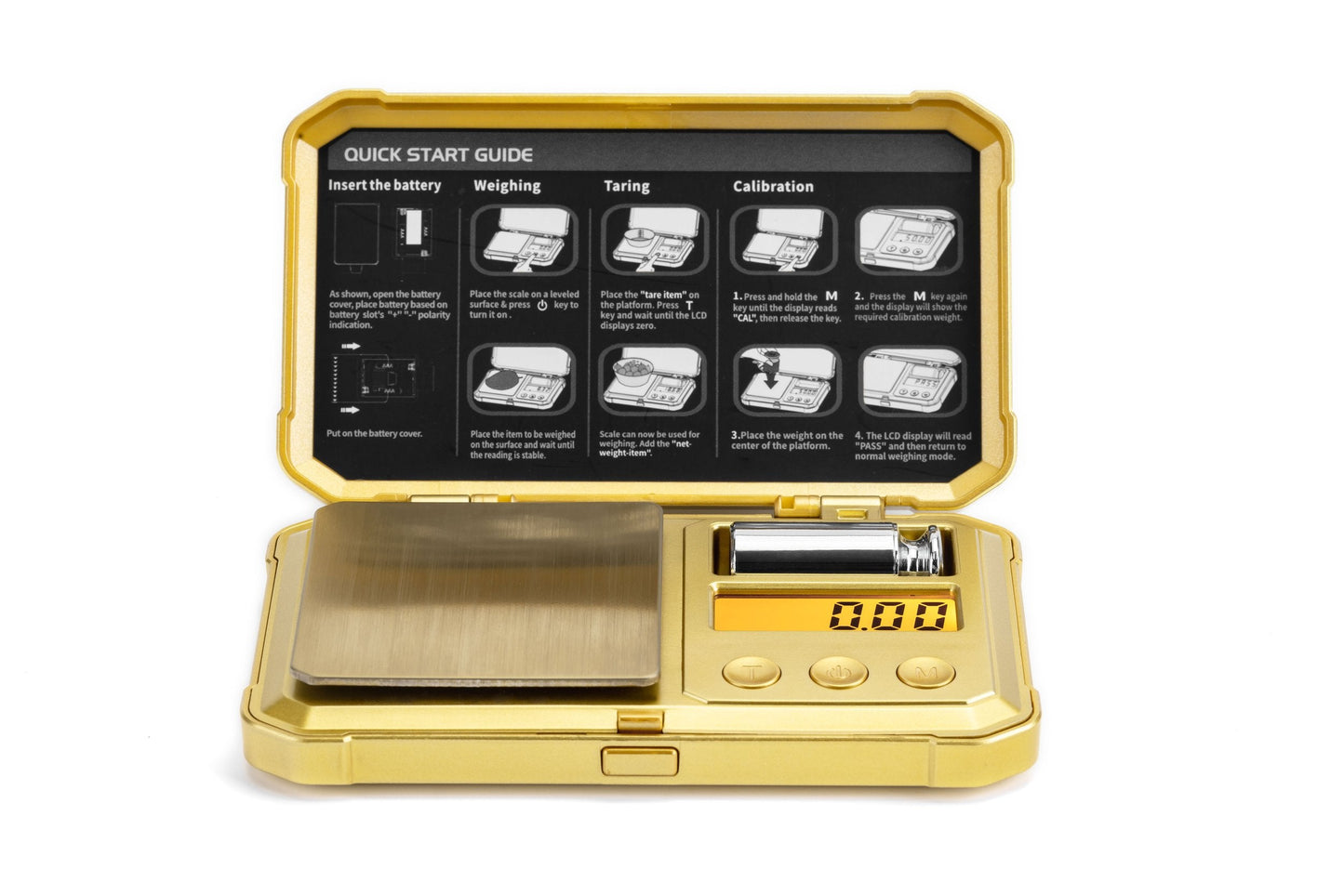 Fuzion - Special Edition - Gold Skull Digital Pocket Scale - 0.01 grams x 200 grams