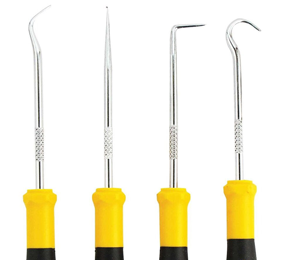 4PC - Crevice Pick and Hook Set for Gold Prospecting