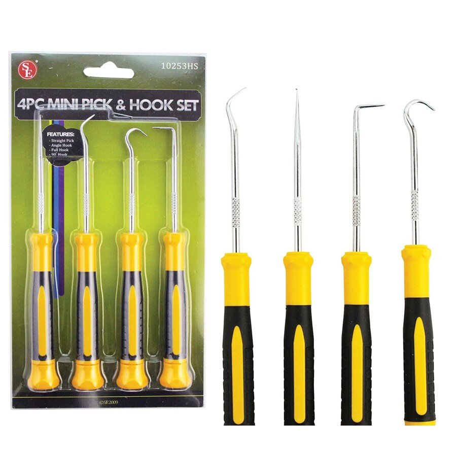 4PC - Crevice Pick and Hook Set for Gold Prospecting