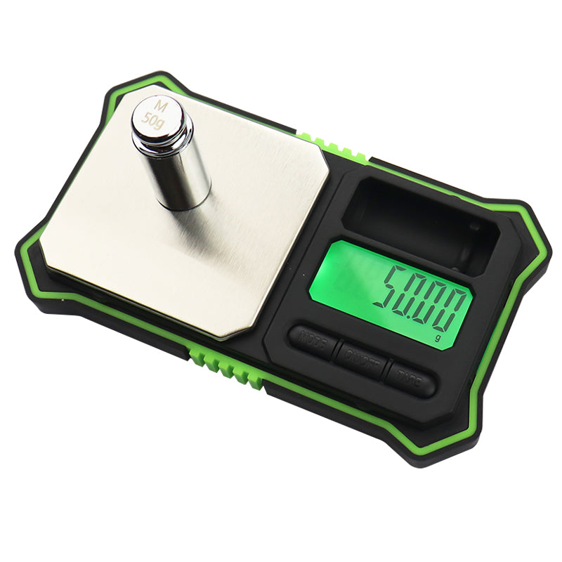 Fuzion - Green Digital Pocket Scale - 0.01 Grams X 200 Grams