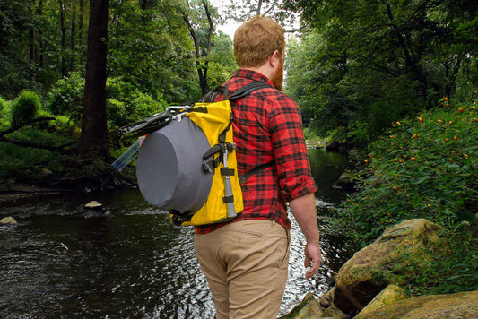 3Pc Waterproof Gold Panning Backpack