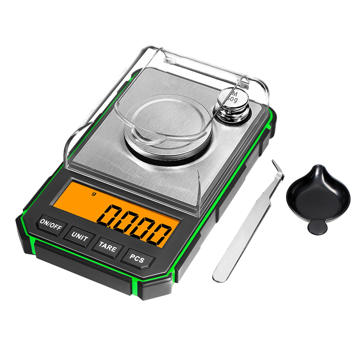 Fuzion - Green High Precision Scale - 0.001 grams x 50 grams